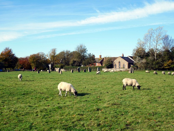 Grazing Fields of Avebury Henge and Stone Circles  Téléchargement Numérique