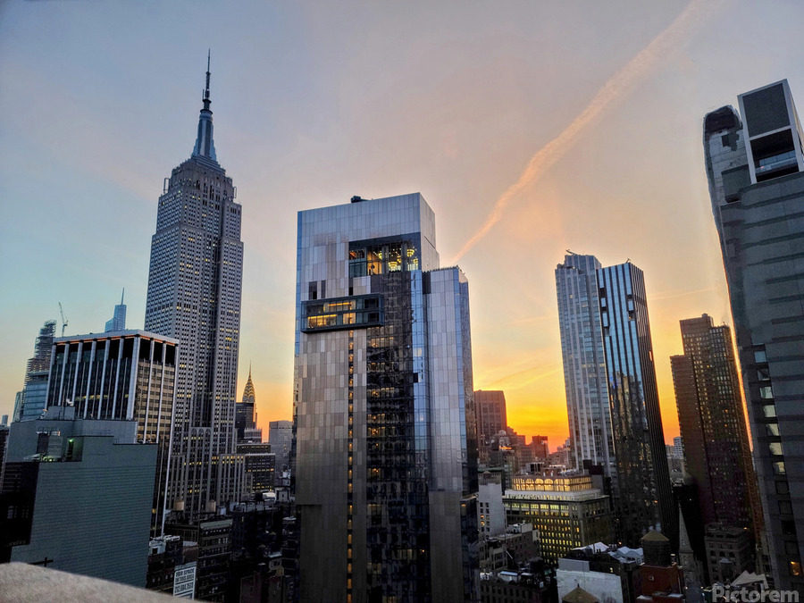 Sunrise Over the City  Print