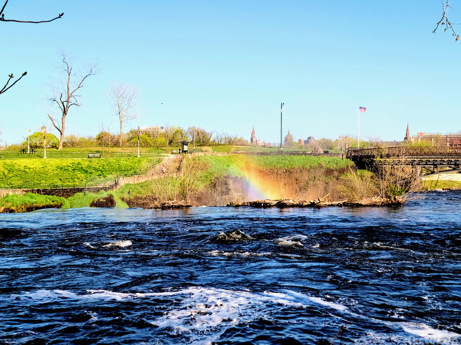 Water Dreams in Color: A Moment Beneath the Falls  Print