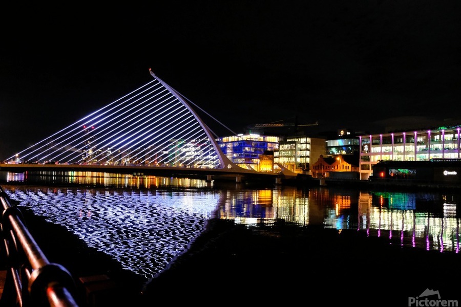 Dublin Dreams along River Quay 4  Print