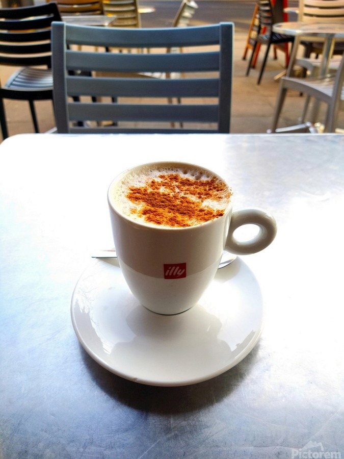 Cafe Chai Latte Still Life  Print