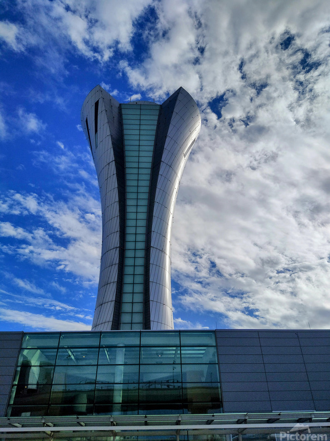 San Francisco Airport Air Traffic Control Tower  Print