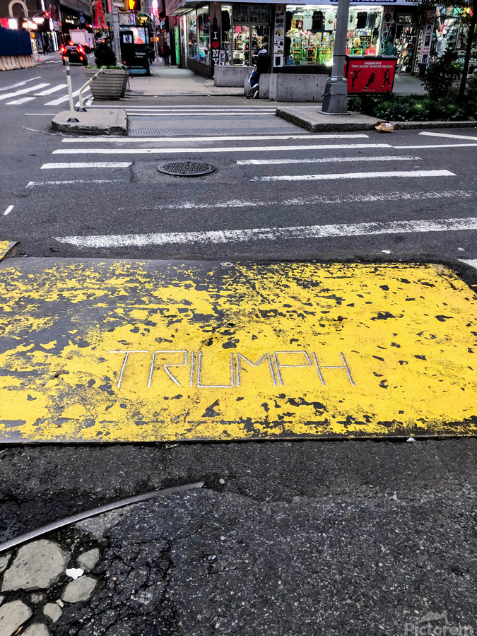 Triumph in the Pavement  Print