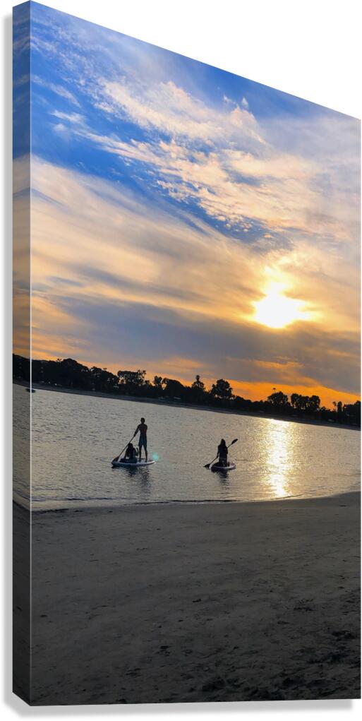 Drifting Toward a Painted Sky Canvas Print