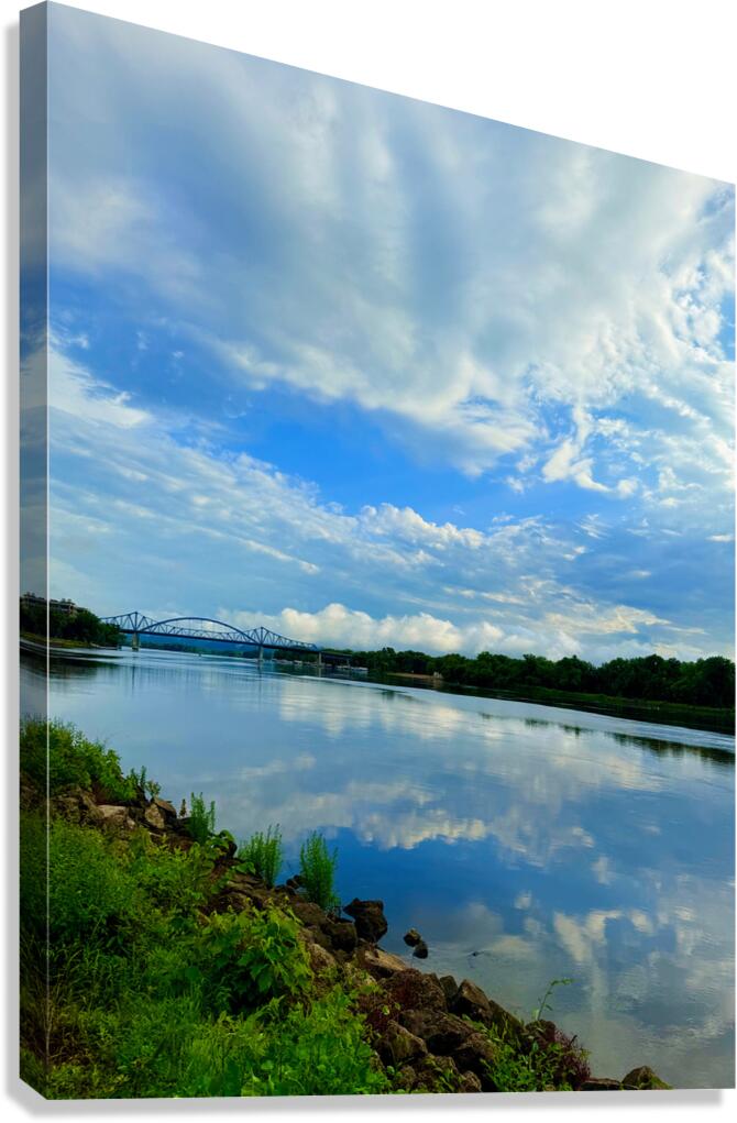 Blue Hush Over the Valley Canvas Print