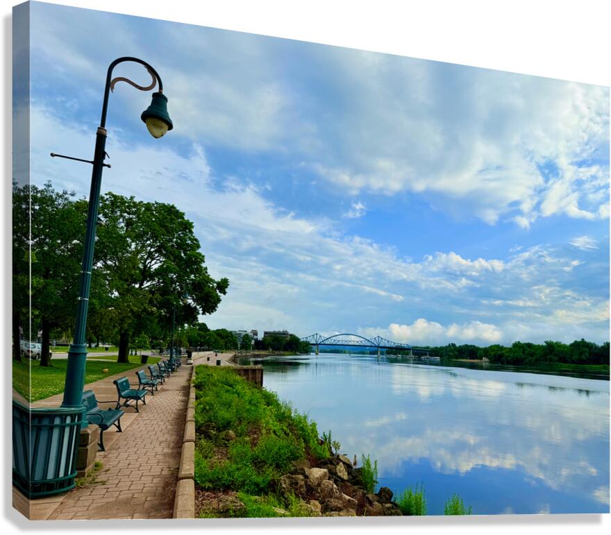 Where the Silence Walks With You Canvas Print