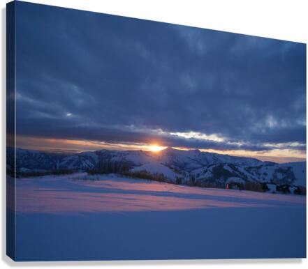 Heavenly Sunset from Eden 2  Canvas Print