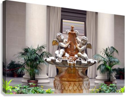 Angel Sculpture Canvas Print