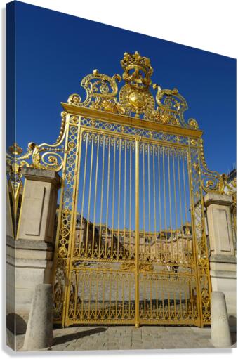 The Palace of Versailles -- Gate to Luxury  Canvas Print