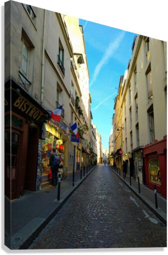 Streets of Paris -- Rue Mouffetard 2 Canvas Print