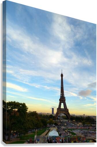 Eiffel Tower 1D  Canvas Print