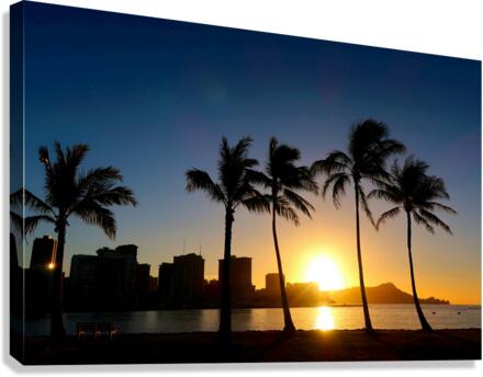 Hawaii Sunset Canvas Print
