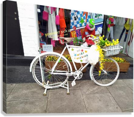 The West Village Bike Canvas Print