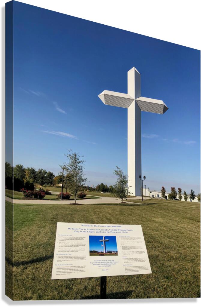 Bible Belt Christian Cross  Canvas Print