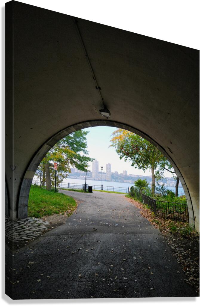 Tunnel to the River Light Canvas Print