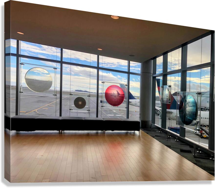 SFO Airport Departure Gallery Canvas Print