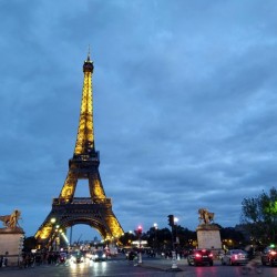 Eiffel Tower at Night 2B