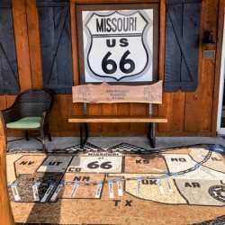 Mosaic Tribute to Route 66