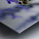 Lavender Towers and the Bee Metal print