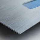 Foggy Skyline with Park Metal print