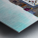 Paris Locks of Love Metal print