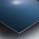 Reflections of the Moon at Poolbeg Impression metal