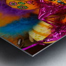 Halloween Pumpkin Faces Metal print