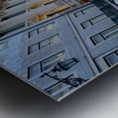 Walk through Lisbon Metal print