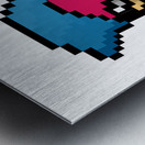 Baby Shark Ninja Miko Metal print