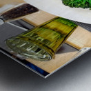 Pan Roasted Hake Metal print