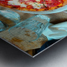 Pepperoni Pizza Pie  Metal print