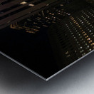 Color on Ice: Rockefeller Nights Metal print