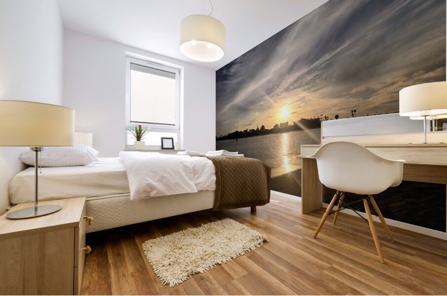 San Diego Sunset: A Horizon for the Mind Mural print