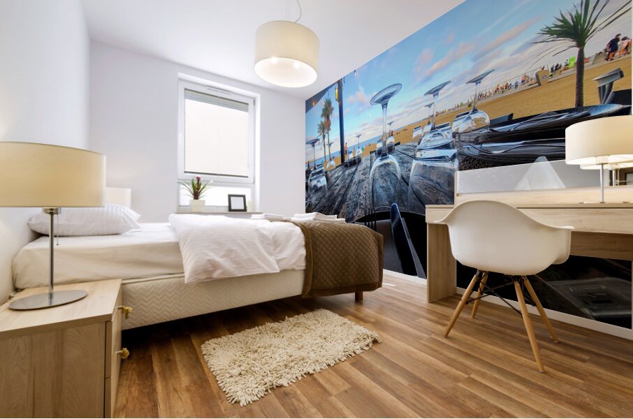 Reserved for the Ocean: A Table Without Time Mural print