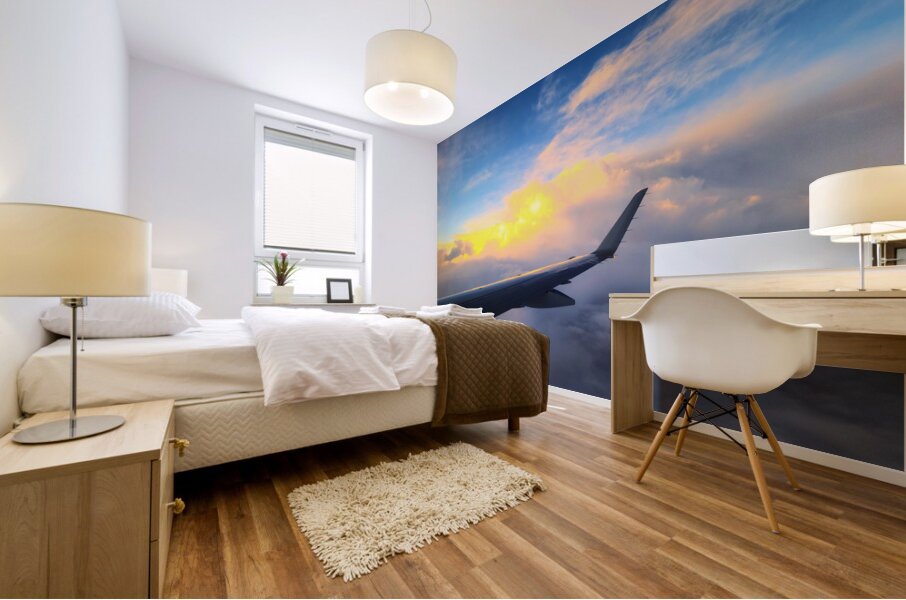 Wings of Dawn Mural print