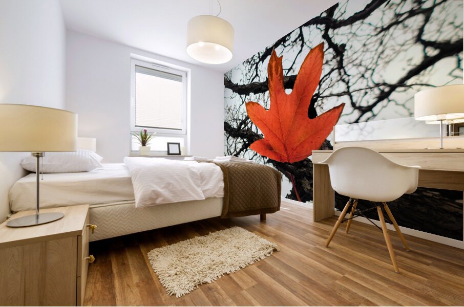 A Fallen Farewell : Defiant Ember Mural print