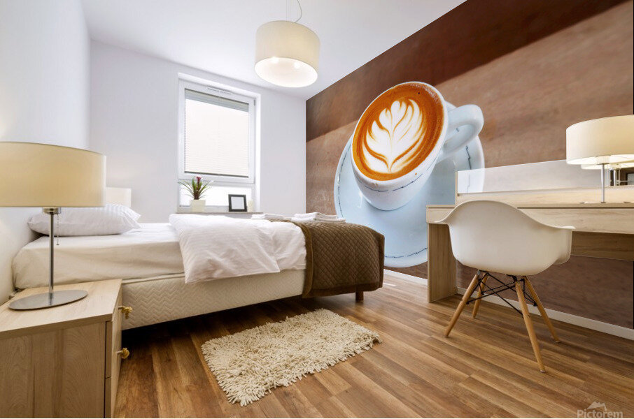 Blooming Caffeine Mural print
