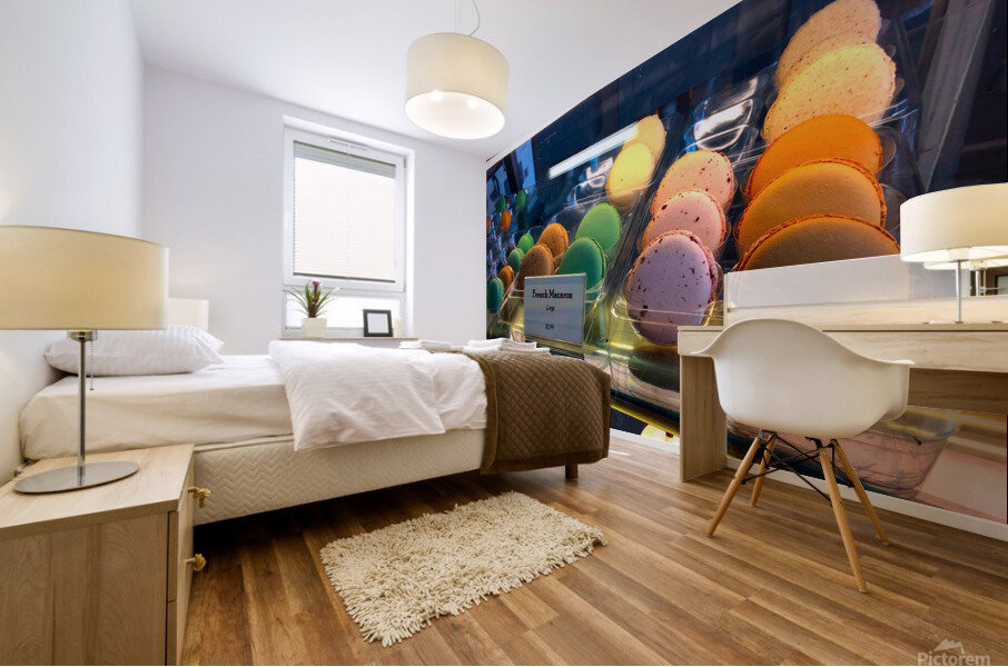 French Macaron Mural print