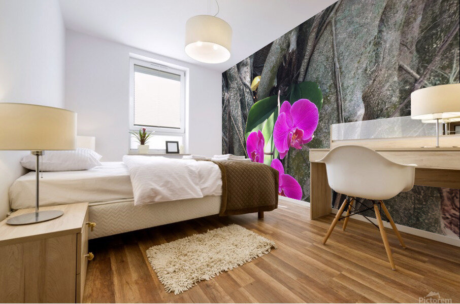 Natural Orchid 1 Mural print