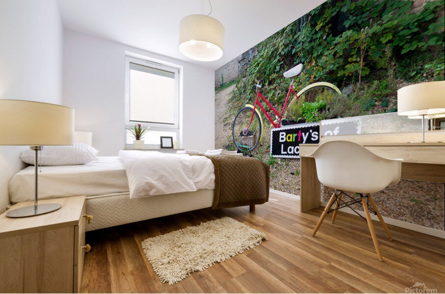 Pedaling Billboard    Mural print