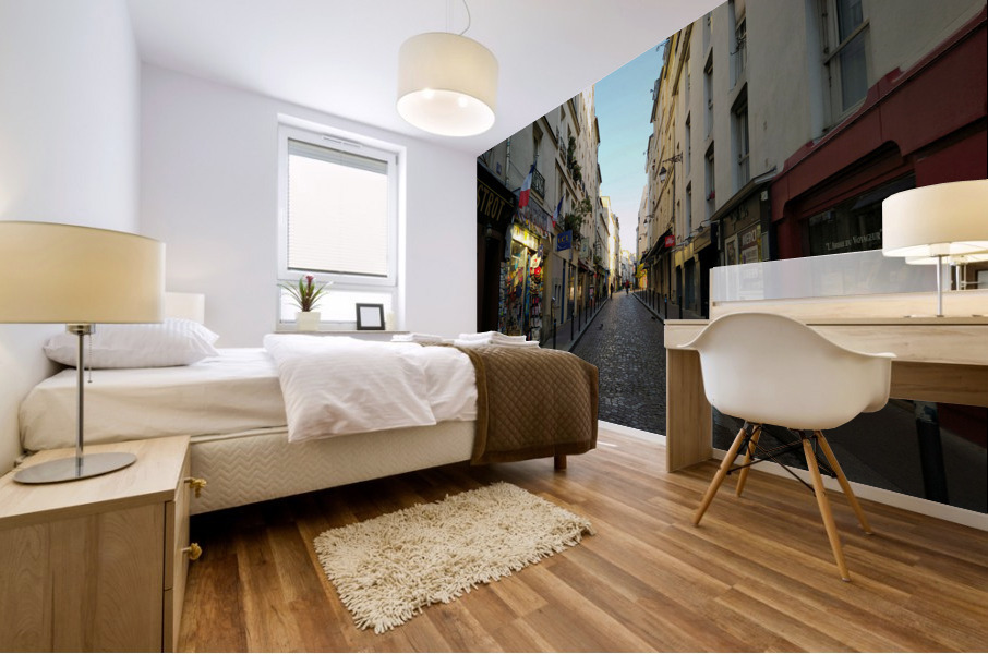 Streets of Paris -- Rue Mouffetard Mural print