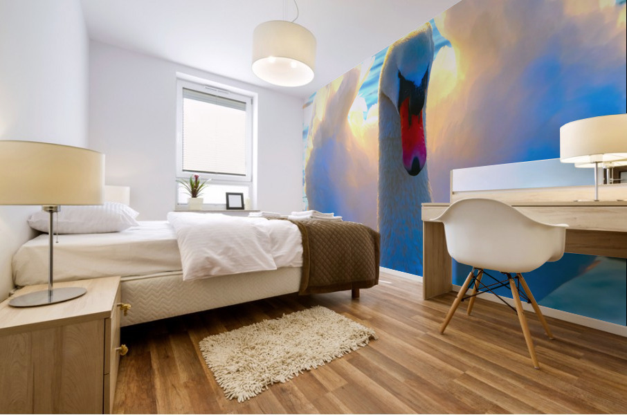 Wings of Love Mural print