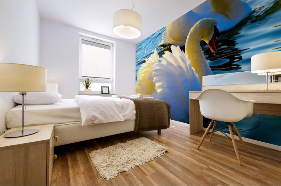 Wings of Love Pair 3 Mural print