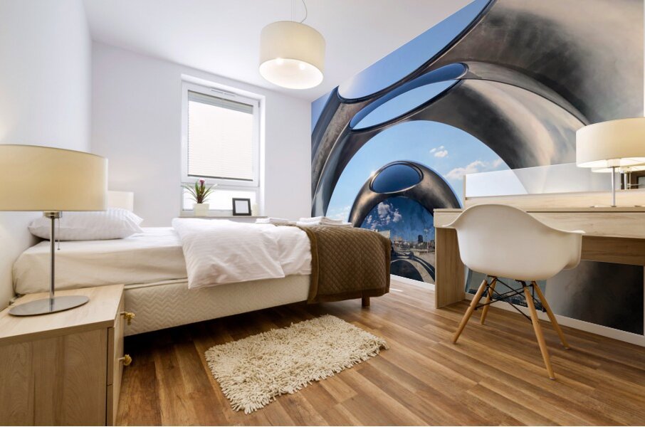 Celestial Mirror Mural print