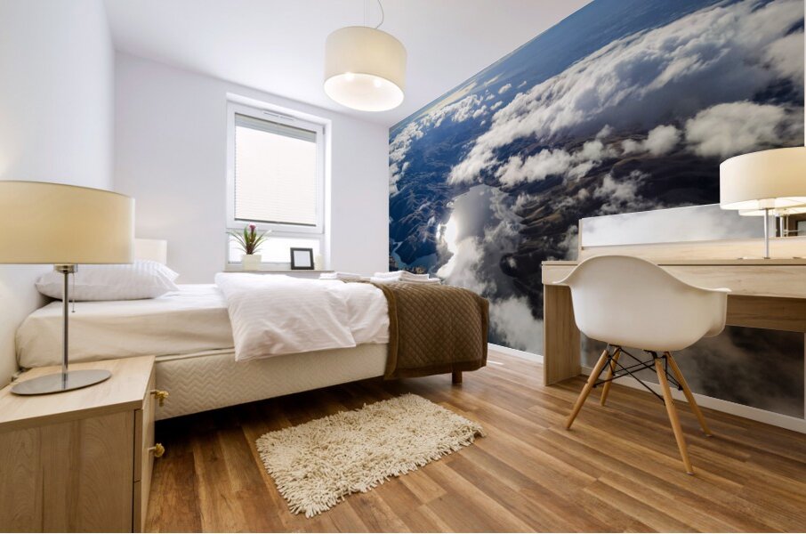 Cloud Reflections Above San Francisco Mural print