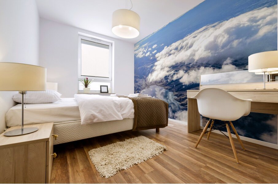 Aerial Calm Above San Francisco Mural print