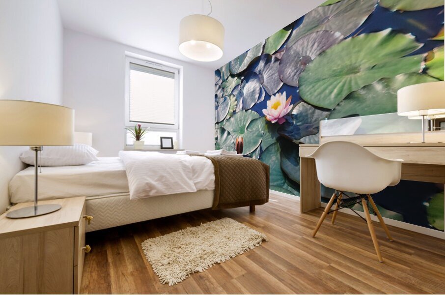 Lotus Lily Love: Promise of the Bloom Mural print