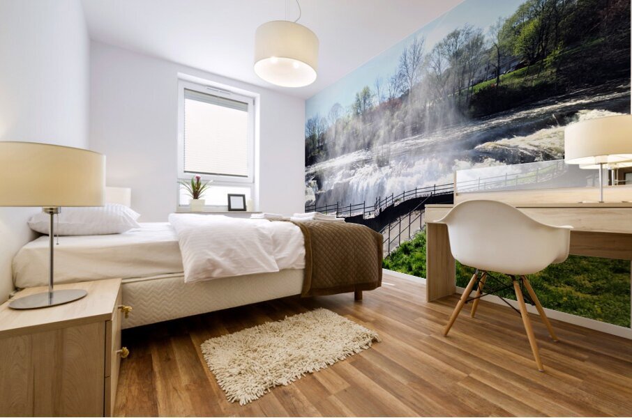 A Moment Between Moments at Paterson Great Falls Historic National Park Mural print