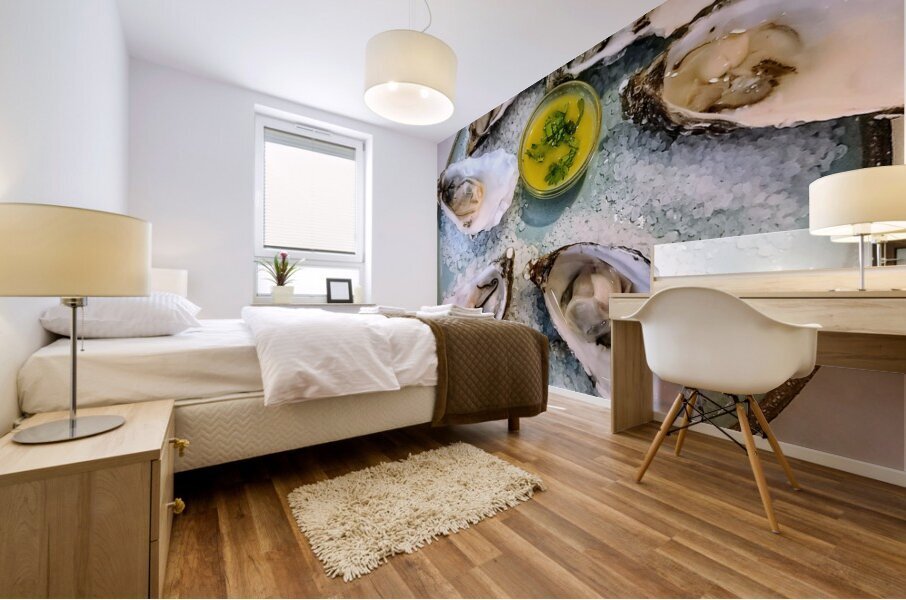 Silent Brine: The Oyster Sonata Mural print