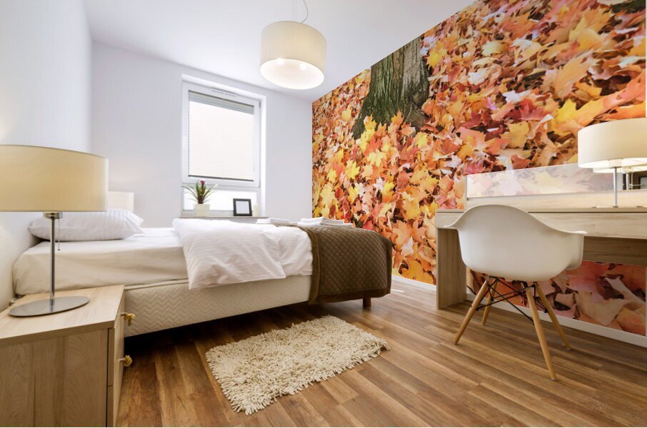 Leaves Me Stumped: Rooted in Color Impression murale